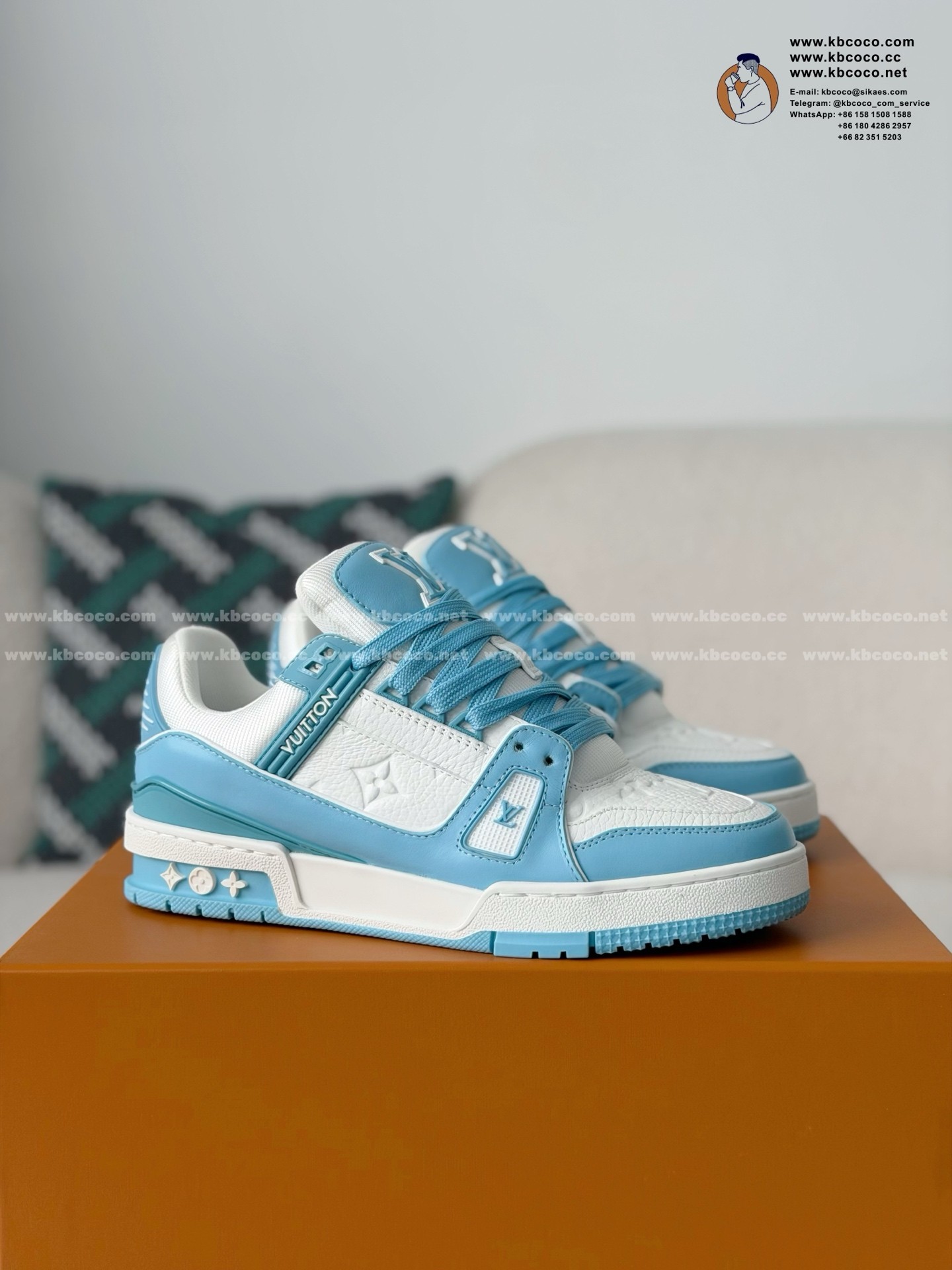 「#647」LOUIS VUITTON TRAINER SNEAKERS