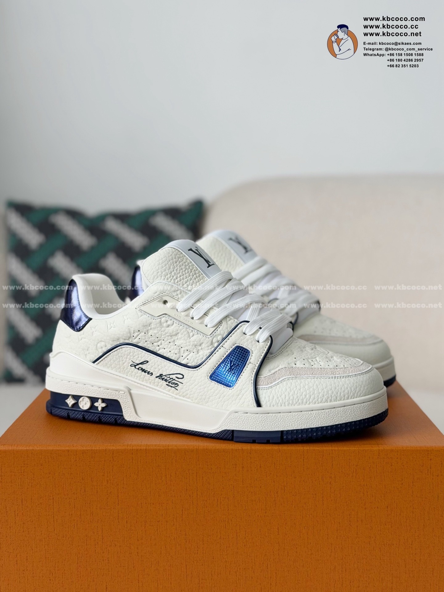 「#7352」LOUIS VUITTON TRAINER SNEAKERS