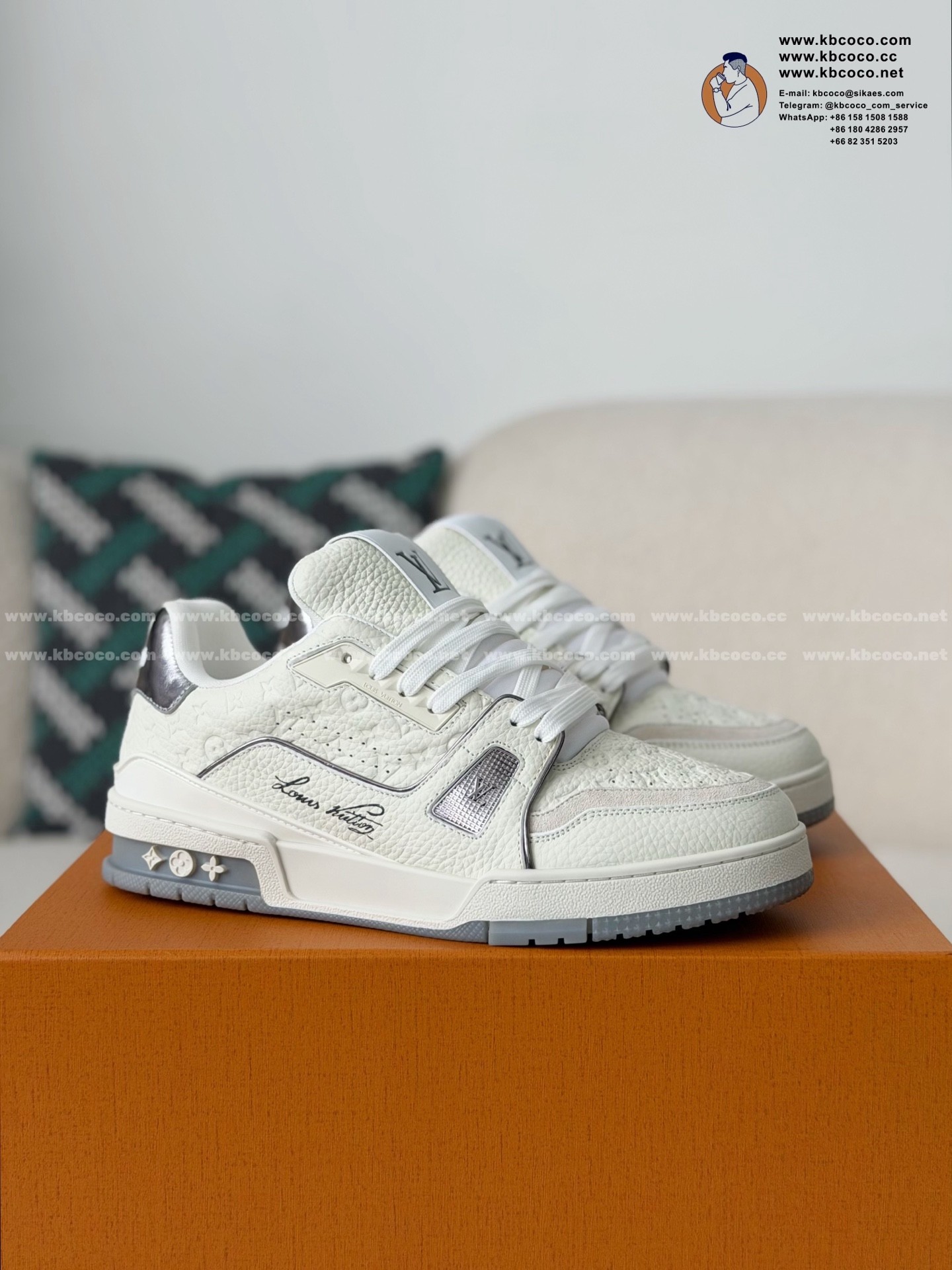 「#7353」LOUIS VUITTON TRAINER SNEAKERS