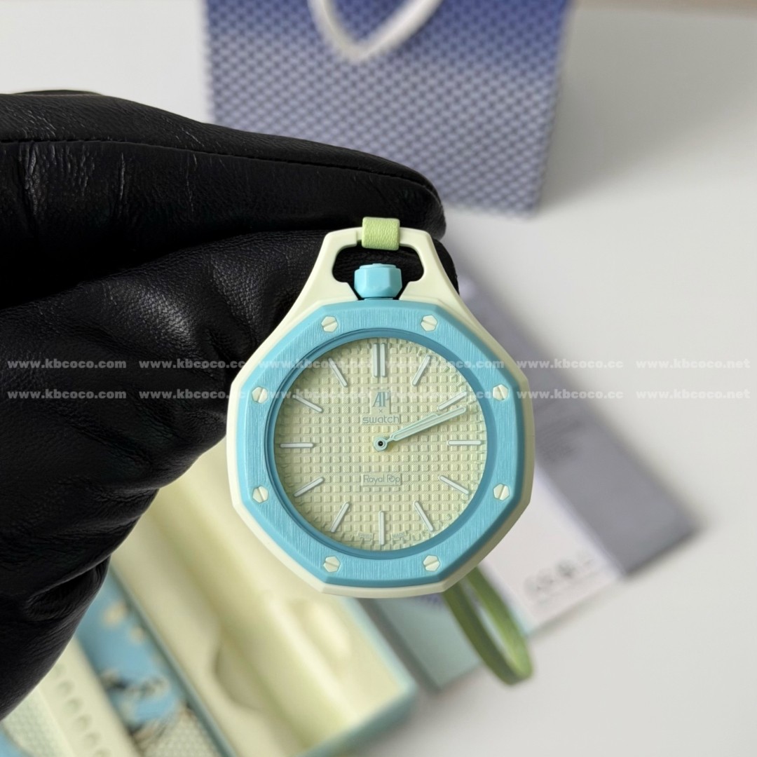 「#7544」Audemars Piguet x Swatch Royal Pop Series Collaboration Pocket Watch，40mm