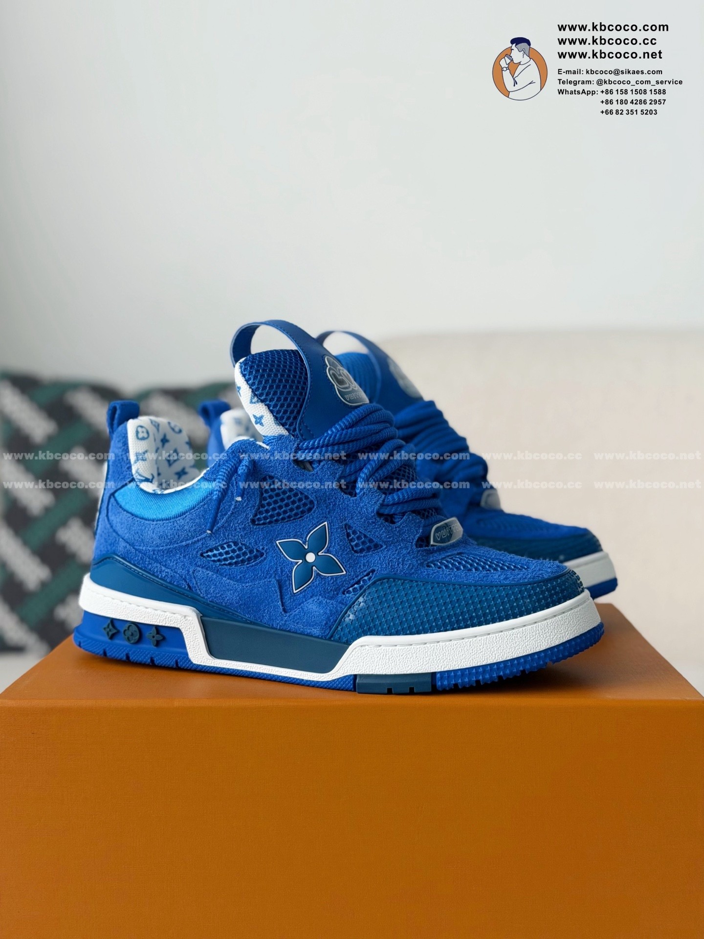 「#7555」Louis Vuitton Skate Sneakers