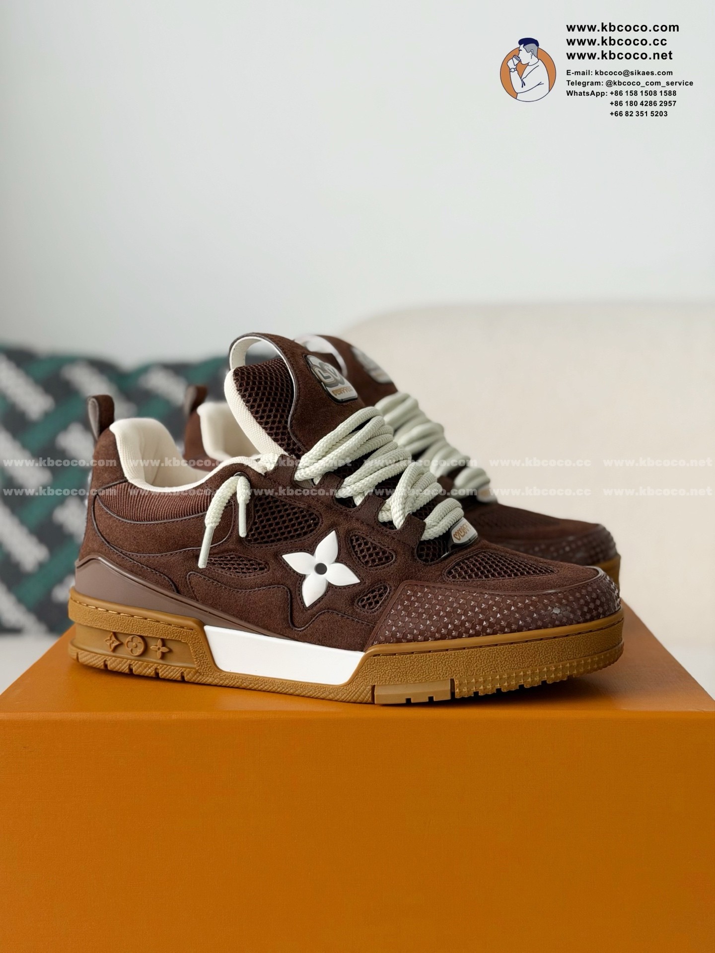 「#7556」Louis Vuitton Skate Sneakers