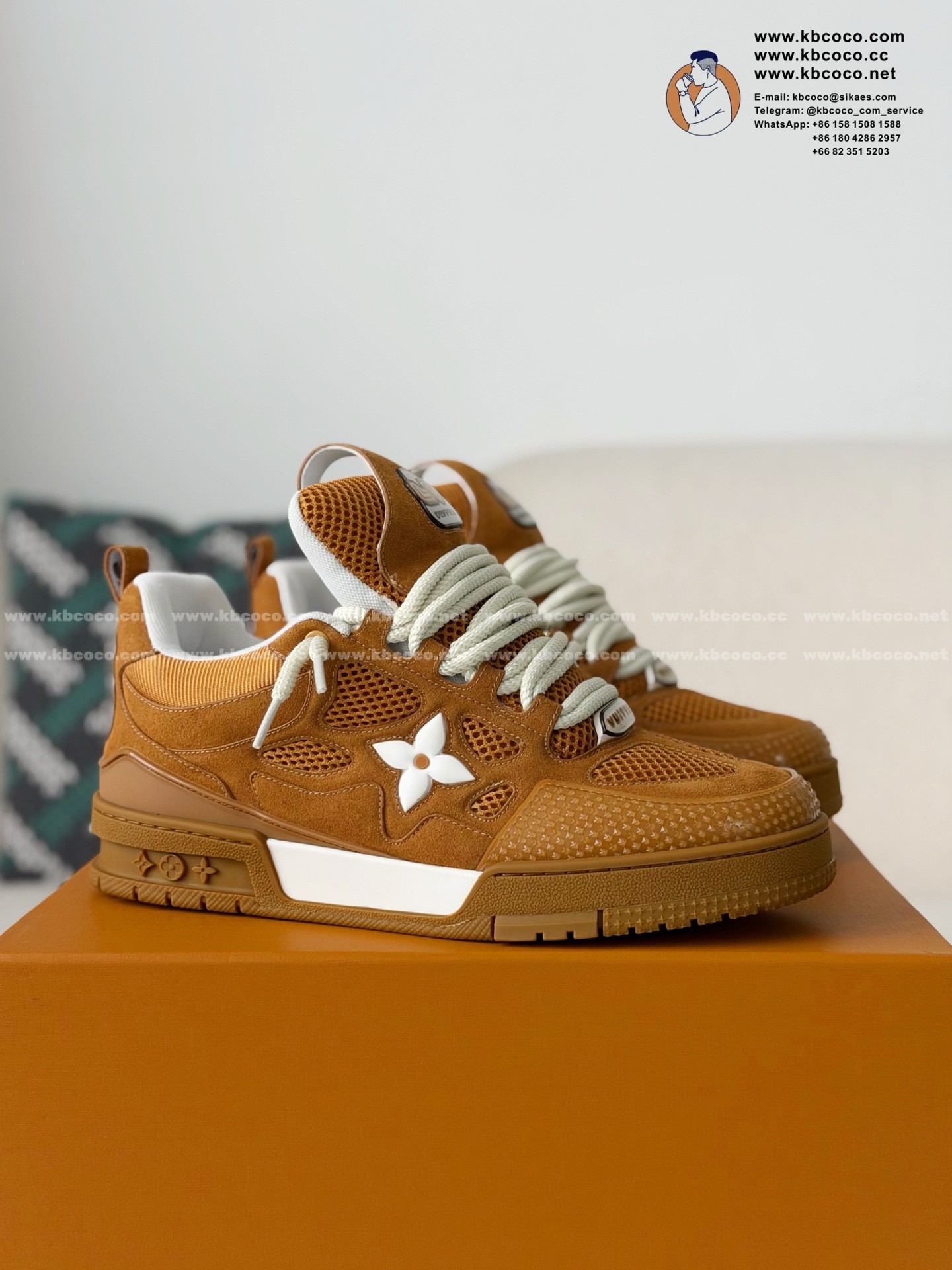 「#7557」Louis Vuitton Skate Sneakers