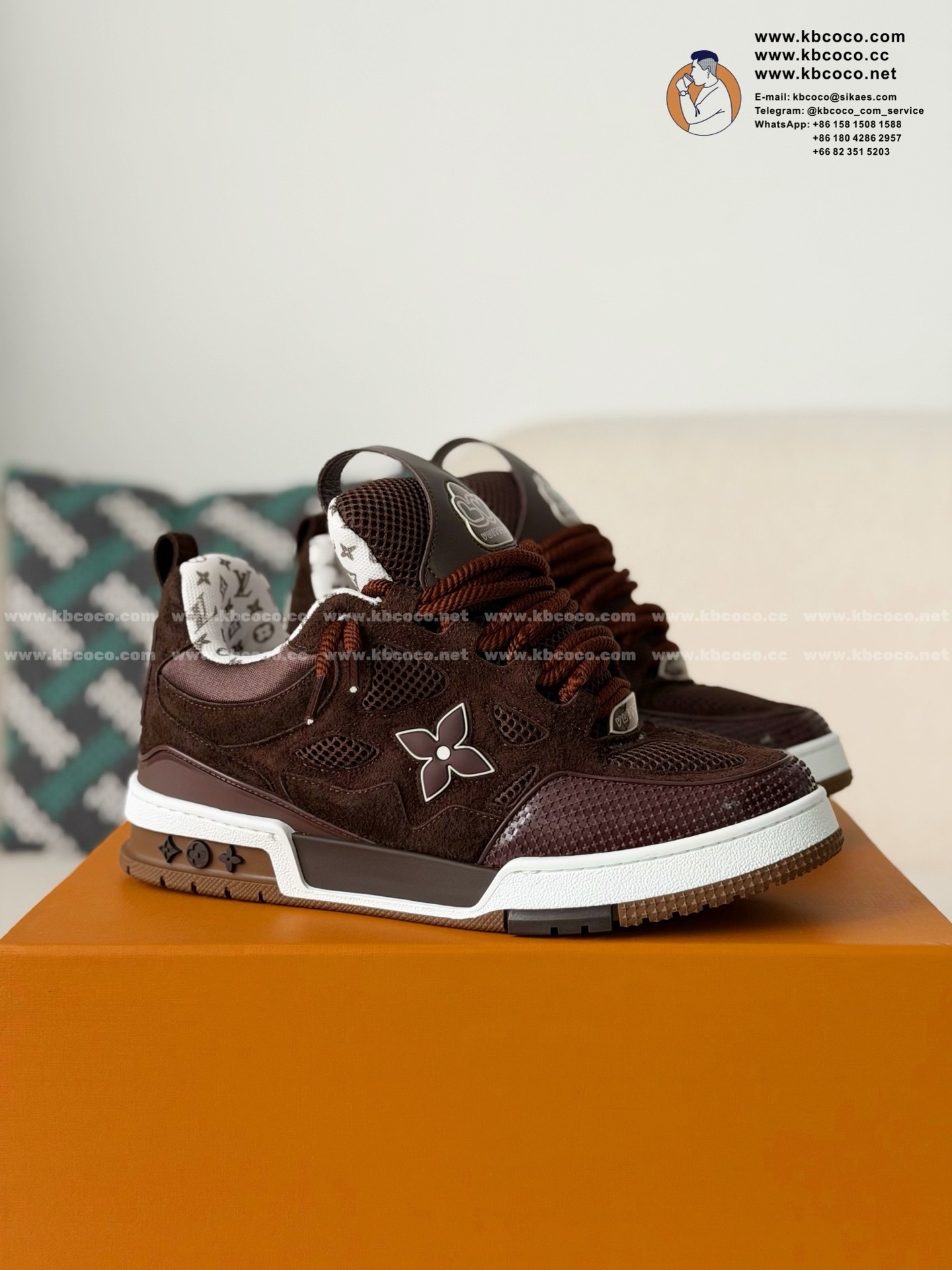 「#7558」Louis Vuitton Skate Sneakers