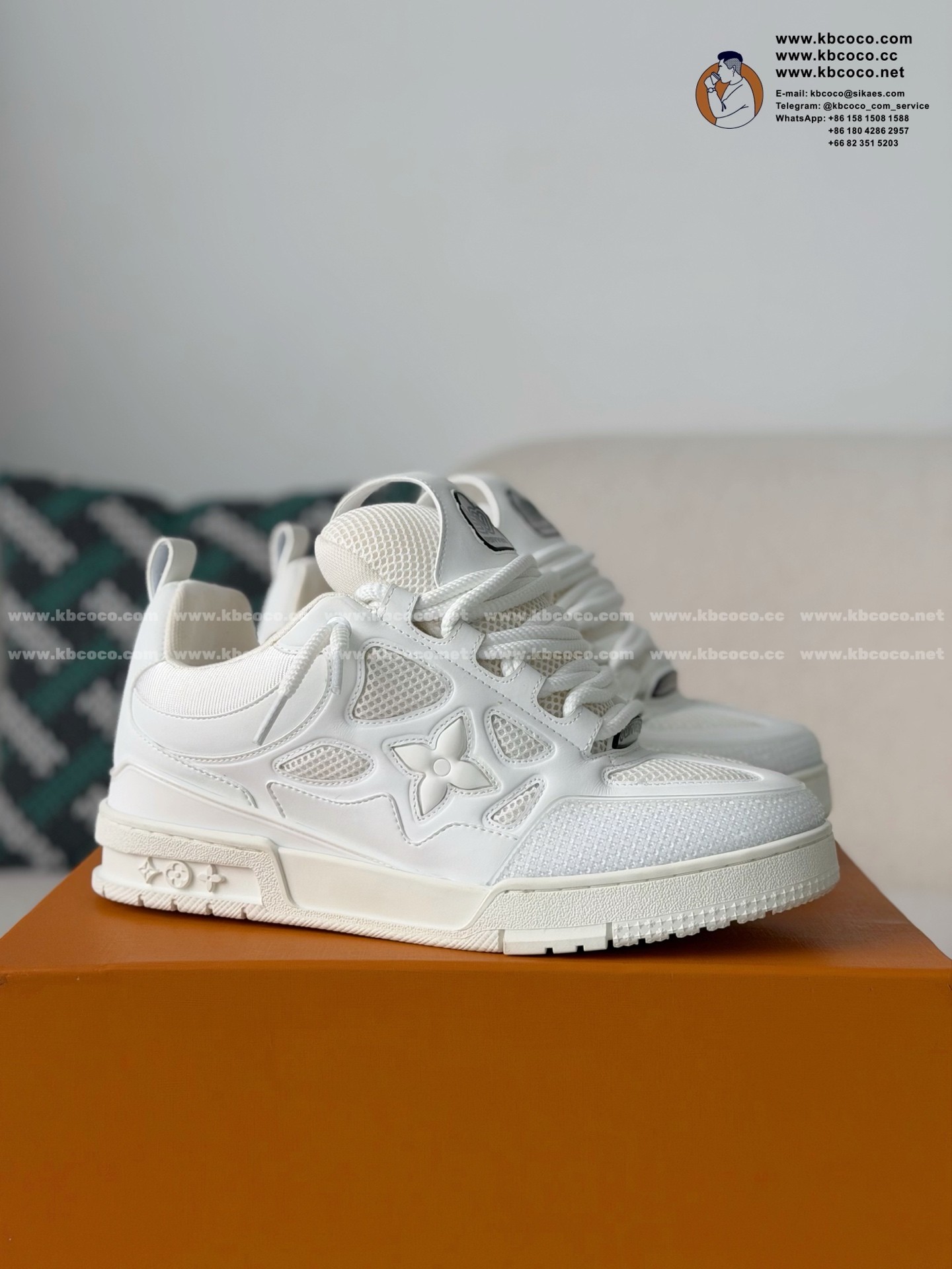 「#4540」LOUIS VUITTON SKATE SNEAKERS