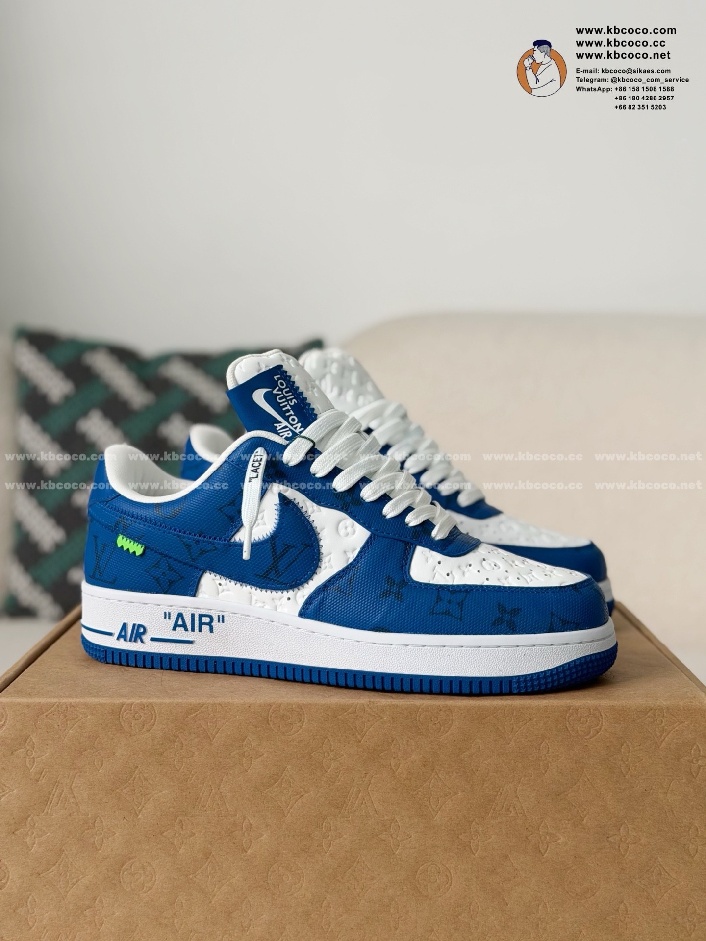 「#692」LOUIS VUITTON × NIKE AIR FORCE 1 SNEAKER