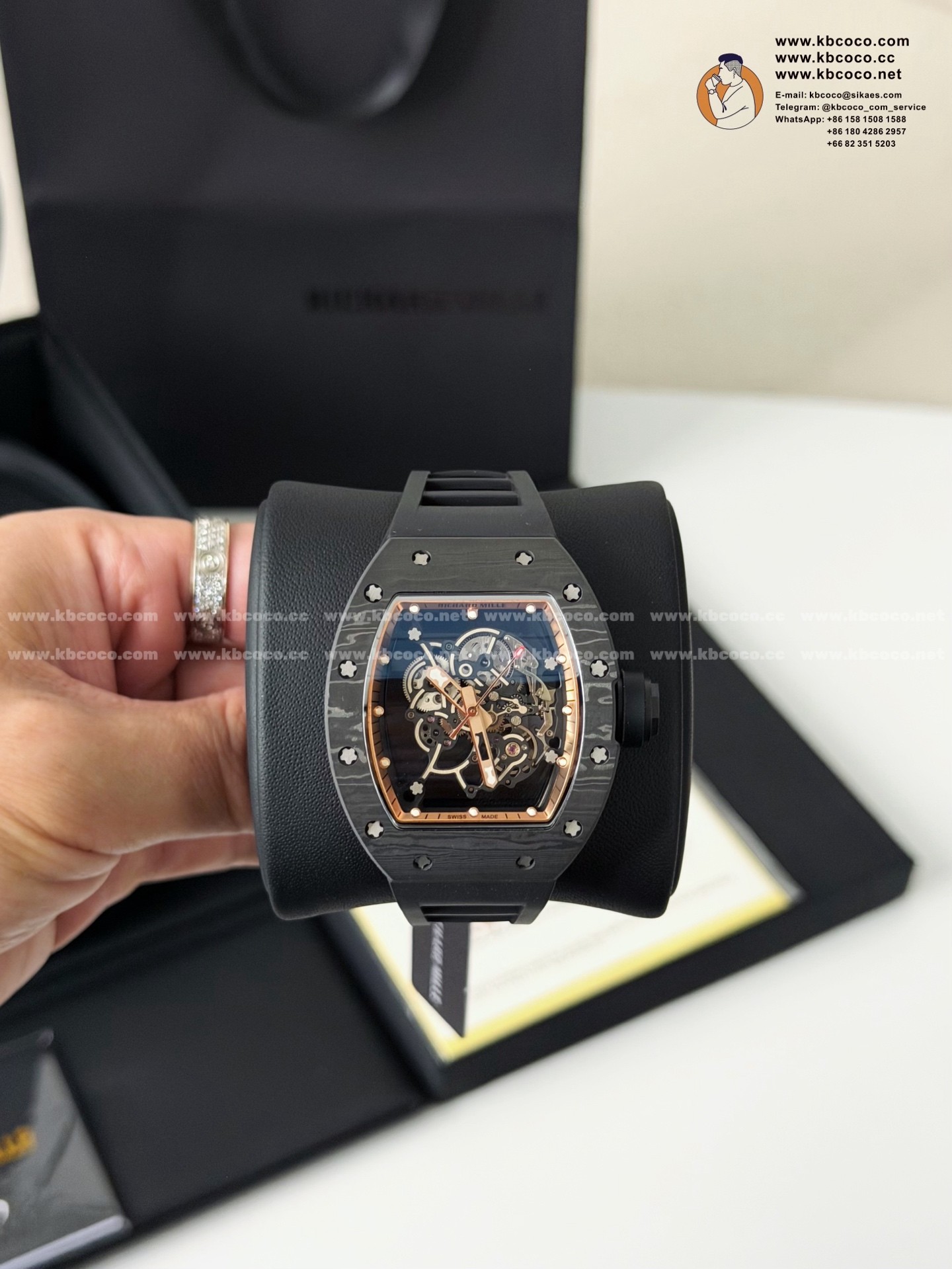「#7623」Richhard Mille Watch With A True Tourbillon Movement