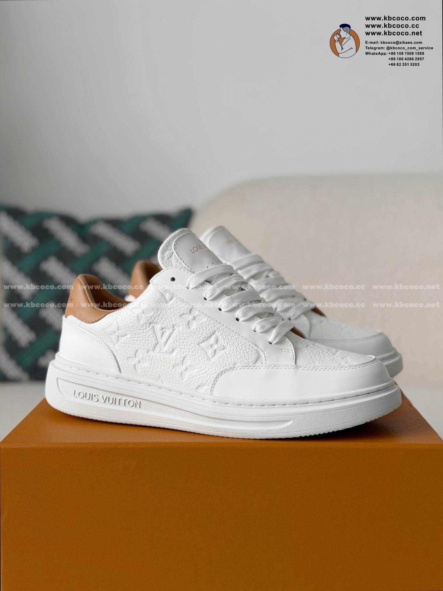 「#7635」LOUIS VUITTON BEVERLY HILLS SKATE SHOES