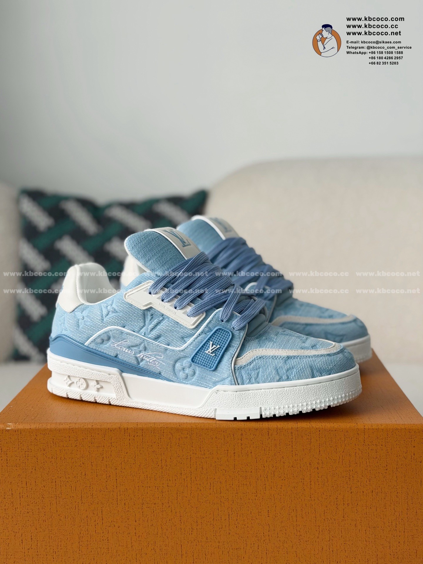 「#7717」LOUIS VUITTON TRAINER SNEAKERS