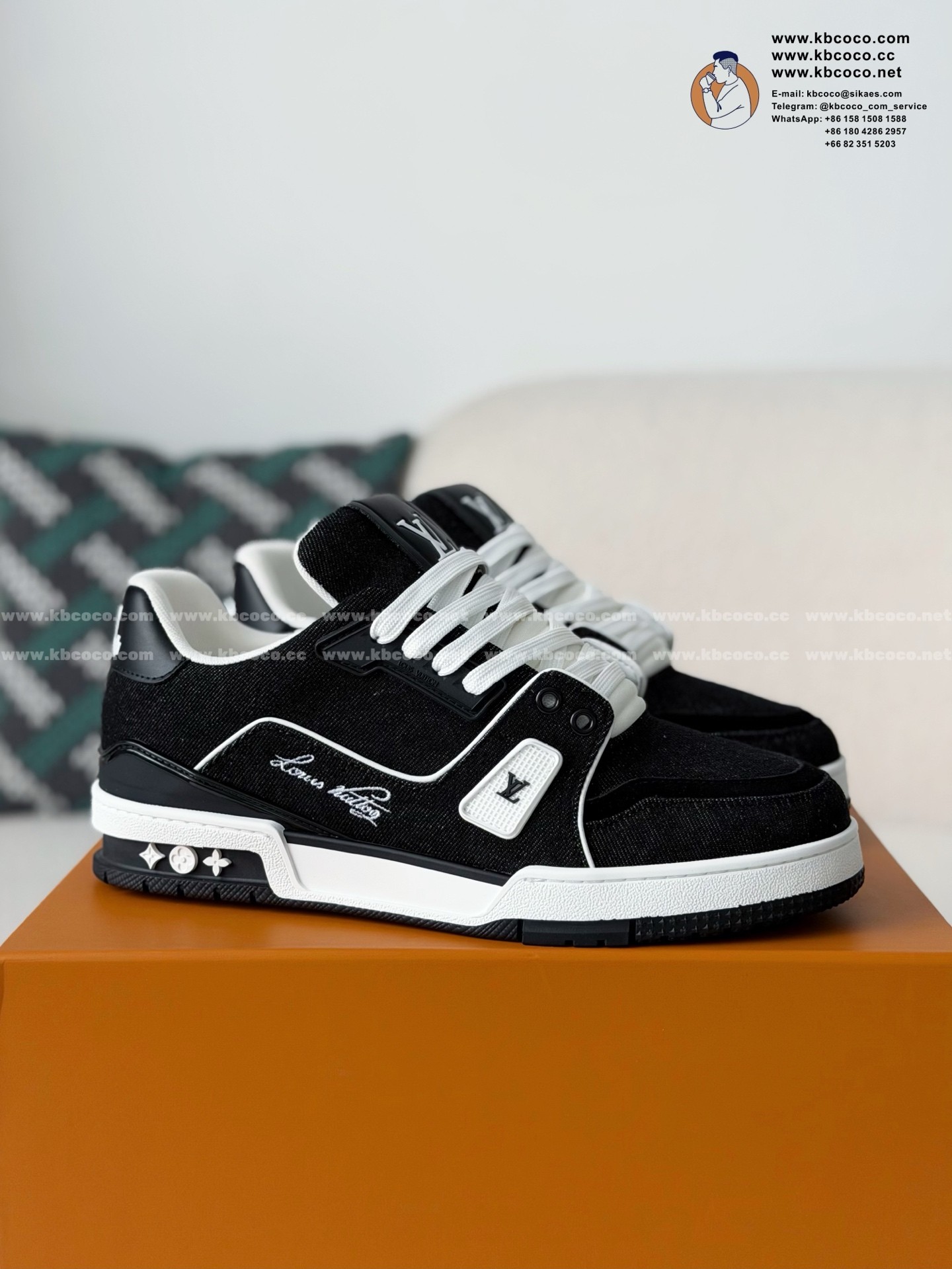 「#7813」LOUIS VUITTON TRAINER SNEAKERS