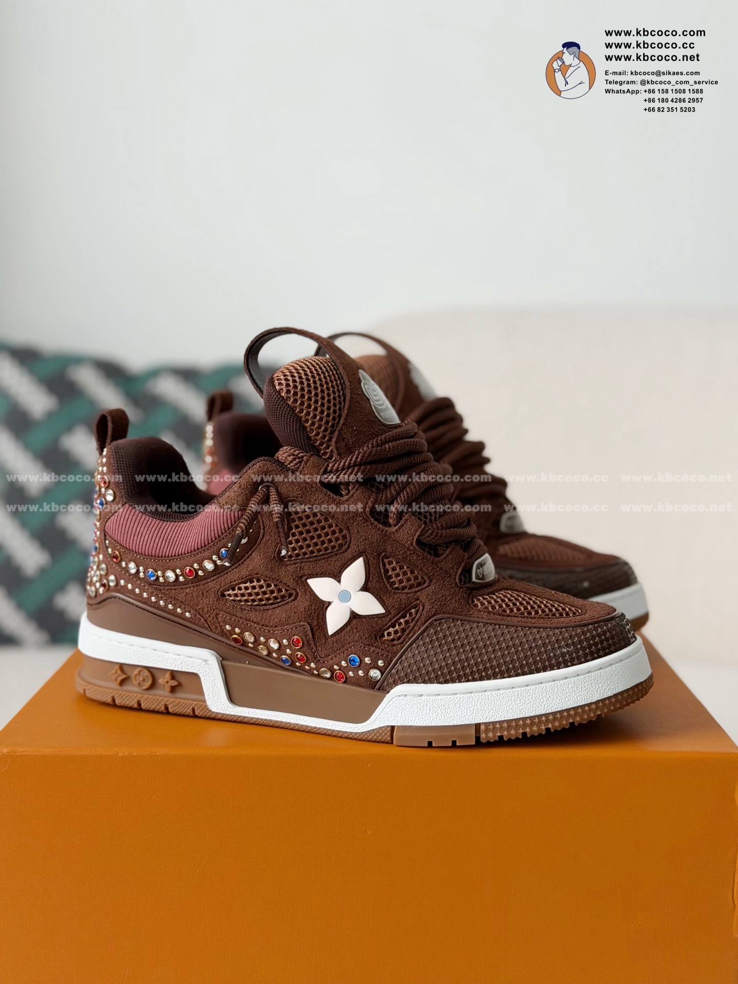 「#7822」Louis Vuitton Skate Sneakers