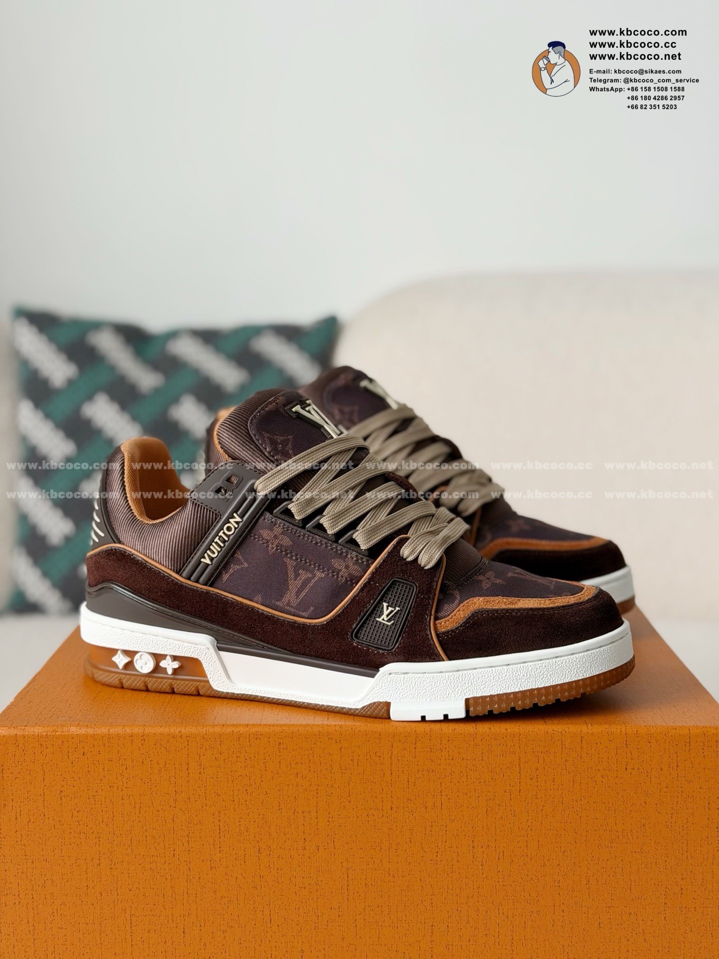 「#7837」LOUIS VUITTON TRAINER SNEAKERS